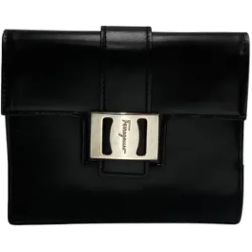 Pre-owned Wallets, female, , Size: ONE SIZE Pre-owned Leather wallets - Salvatore Ferragamo Pre-owned - Modalova