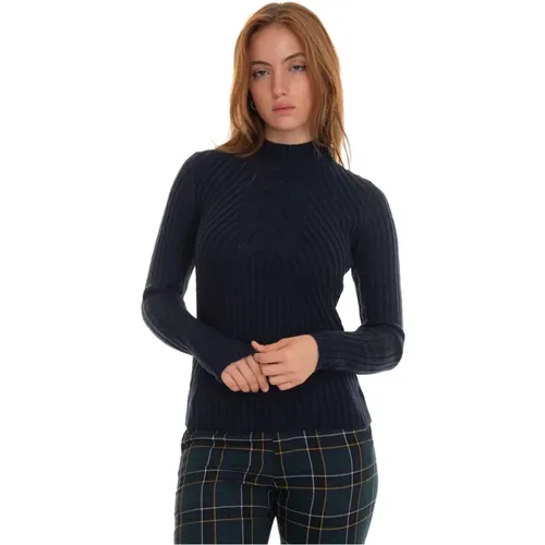 Cable Knit Turtleneck Pullover , female, Sizes: S - Liu Jo - Modalova