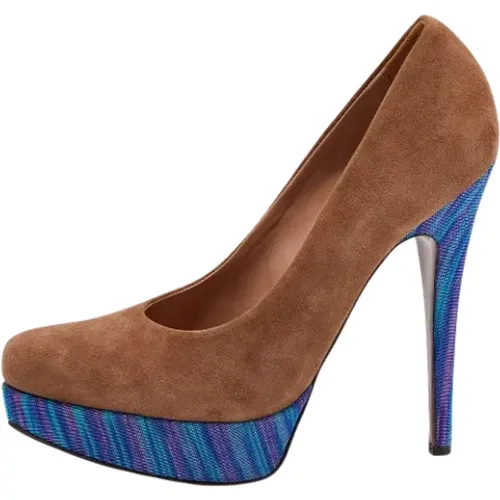 Pre-owned Pumps, female, , Size: 8 US Pre-owned Suede heels - Missoni Pre-owned - Modalova