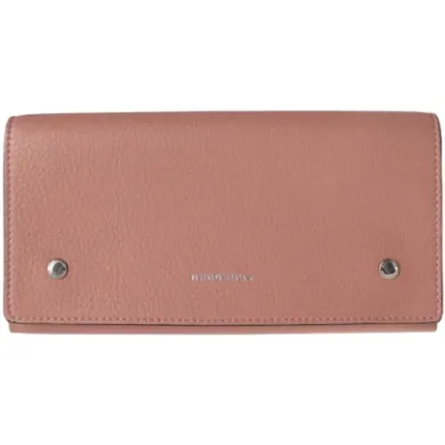 Pre-owned Wallets, female, , Size: ONE SIZE Pre-owned Leather wallets - Burberry Vintage - Modalova