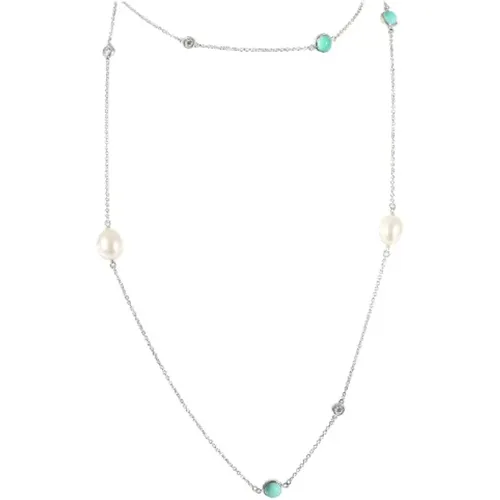 Pre-owned Jewellery, female, , Size: ONE SIZE Pre-owned Metal necklaces - Tiffany & Co. Pre-owned - Modalova