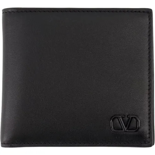 Wallets & Cardholders, male, , Size: ONE SIZE VLogo Wallet Leather - Valentino Garavani - Modalova