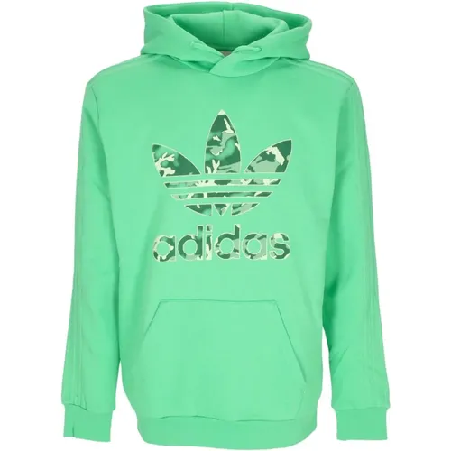 Hoodies, male, , Size: XL Camo Hoodie Long Sleeve Graphic - Adidas - Modalova