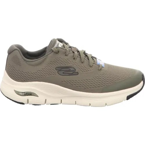 Arch Fit Grüne Schuhe , Herren, Größe: 43 EU - Skechers - Modalova