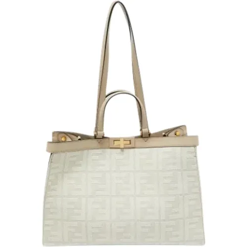 Pre-owned Tote Bags, female, , Size: ONE SIZE Pre-owned Canvas totes - Fendi Vintage - Modalova