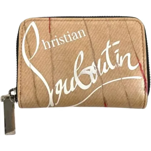 Pre-owned Wallets, female, , Size: ONE SIZE Pre-owned Leather wallets - Christian Louboutin Pre-owned - Modalova