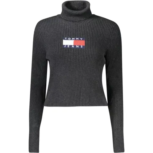 Schwarzer Wollpullover | Tohi-33451-Xs , Damen, Größe: M - Tommy Hilfiger - Modalova