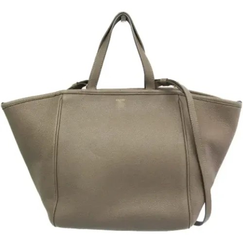 Pre-owned Tote Bags, female, , Size: ONE SIZE Pre-owned Leather celine-bags - Celine Vintage - Modalova