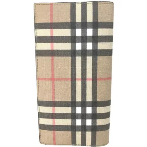 Pre-owned Wallets, female, , Size: ONE SIZE Pre-owned Leather wallets - Burberry Vintage - Modalova