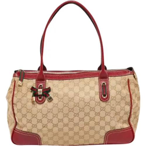 Pre-owned Shoulder Bags, female, , Size: ONE SIZE Pre-owned Canvas gucci-bags - Gucci Vintage - Modalova