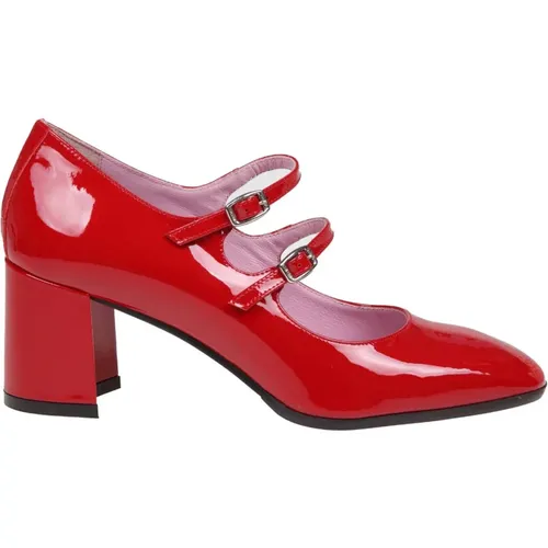 Patent Leather Mary Jane Pump , female, Sizes: 4 UK, 5 1/2 UK, 2 UK, 3 1/2 UK, 5 UK, 4 1/2 UK, 3 UK, 6 UK, 7 UK - Carel - Modalova