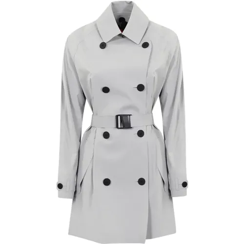 Grey Trench Coat , female, Sizes: M - RRD - Modalova