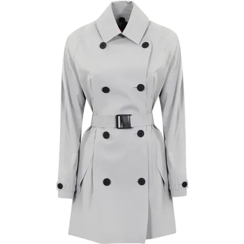 Grey Trench Coat , female, Sizes: M, XS, S - RRD - Modalova
