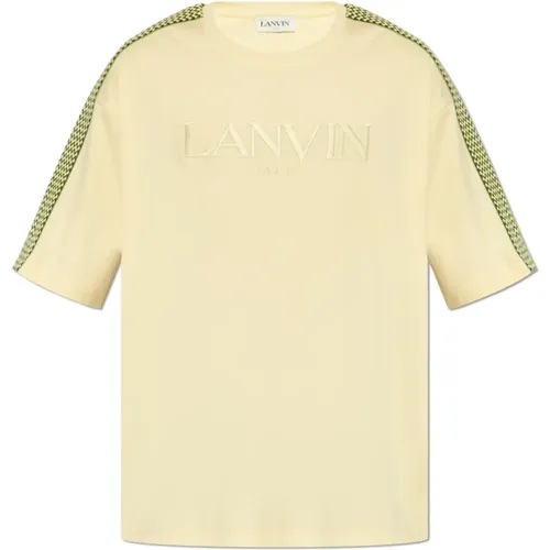 T-Shirts, male, , Size: S Cotton t-shirt by - Lanvin - Modalova