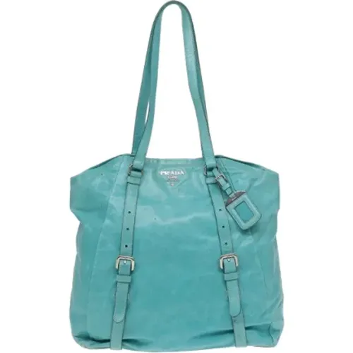 Pre-owned Tote Bags, female, , Size: ONE SIZE Pre-owned Leather totes - Prada Vintage - Modalova