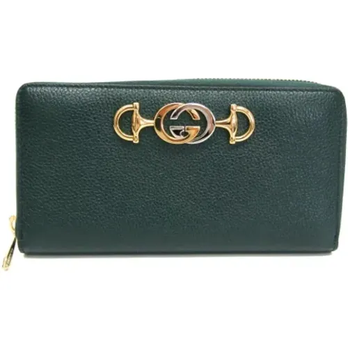 Pre-owned Wallets, female, , Size: ONE SIZE Pre-owned Leather wallets - Gucci Vintage - Modalova