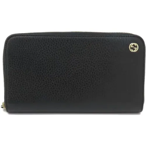 Pre-owned Wallets, female, , Size: ONE SIZE Pre-owned Leather wallets - Gucci Vintage - Modalova