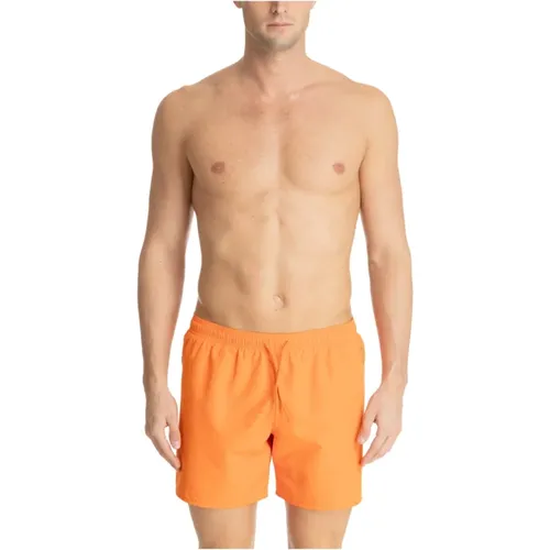 Swim Shorts Plain Logo Multipockets , male, Sizes: M, L, 2XL - Emporio Armani EA7 - Modalova