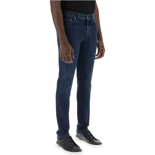 Slim-fit Jeans , Herren, Größe: W31 - Ermenegildo Zegna - Modalova