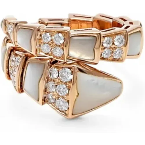 Pre-owned Jewellery, female, , Size: ONE SIZE Pre-owned Rose Gold rings - Bvlgari Vintage - Modalova