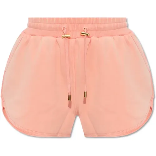 Baumwollshorts , Damen, Größe: M - Balmain - Modalova