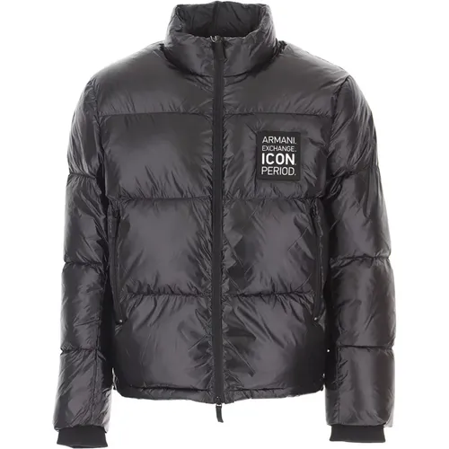Stylish Down Jacket for Men , male, Sizes: XL - Armani Exchange - Modalova