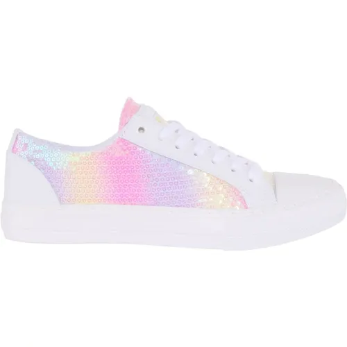 Sequins Sneakers in Multi Colour , female, Sizes: 6 UK - Guess - Modalova