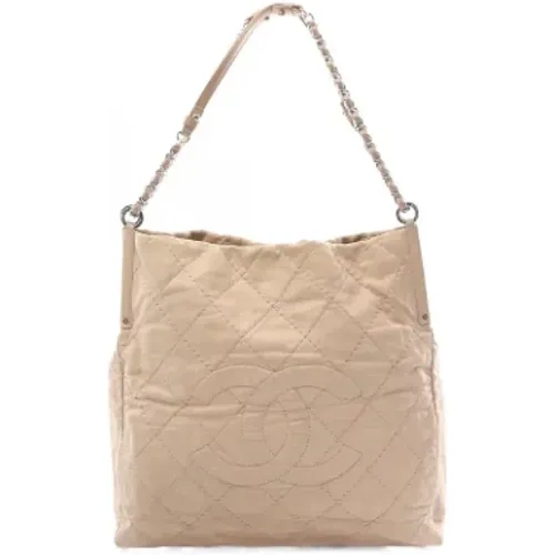 Pre-owned Tote Bags, female, , Size: ONE SIZE Pre-owned Leather chanel-bags - Chanel Vintage - Modalova