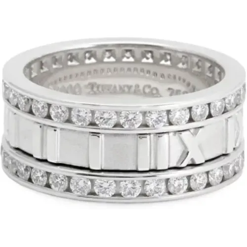 Pre-owned Jewellery, female, , Size: ONE SIZE Pre-owned White Gold rings - Tiffany & Co. Pre-owned - Modalova