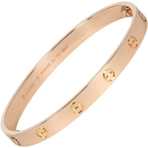 Pre-owned Jewellery, female, , Size: ONE SIZE Pre-owned Rose Gold bracelets - Cartier Vintage - Modalova