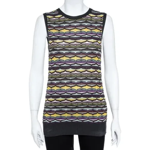 Pre-owned Tops, female, , Size: L Pre-owned Knit tops - Missoni Pre-owned - Modalova