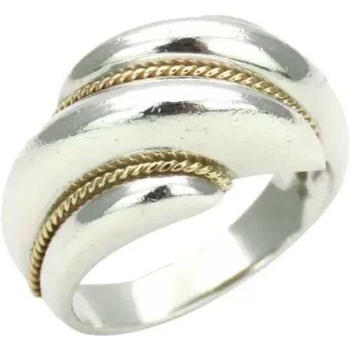 Pre-owned Jewellery, female, , Size: ONE SIZE Pre-owned Silver rings - Tiffany & Co. Pre-owned - Modalova