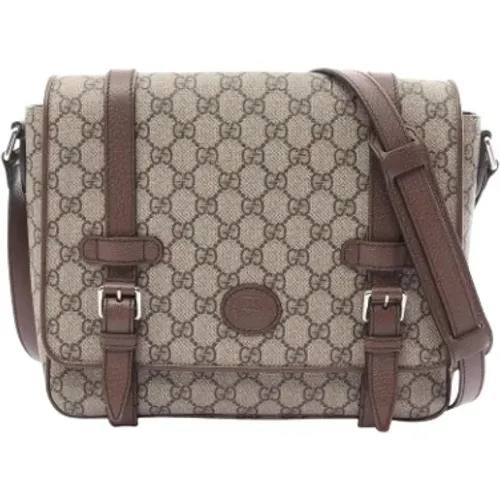 Pre-owned Cross Body Bags, female, , Size: ONE SIZE Pre-owned Canvas gucci-bags - Gucci Vintage - Modalova