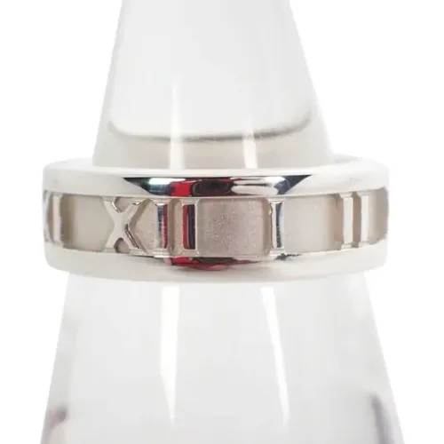 Pre-owned Jewellery, female, , Size: ONE SIZE Pre-owned Silver rings - Tiffany & Co. Pre-owned - Modalova