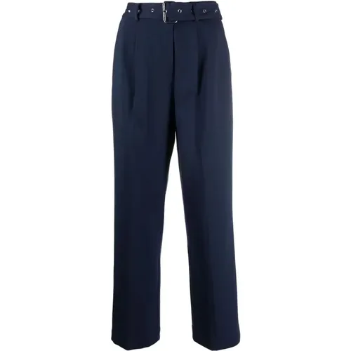 High-waisted straight leg trou , female, Sizes: XS, S, 2XS - Michael Kors - Modalova