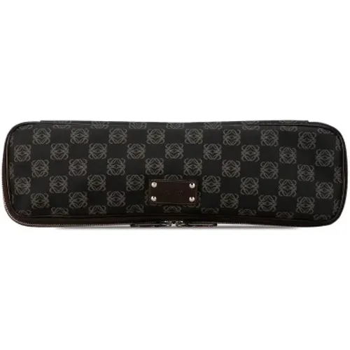 Pre-owned Clutches, female, , Size: ONE SIZE Pre-owned Canvas clutches - Loewe Pre-owned - Modalova