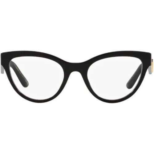 Elegant Cat Eye Glasses - Nero , female, Sizes: ONE SIZE - Dolce & Gabbana - Modalova