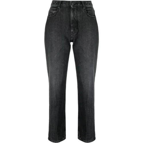 Gerades Jeans , Damen, Größe: W25 - Ami Paris - Modalova