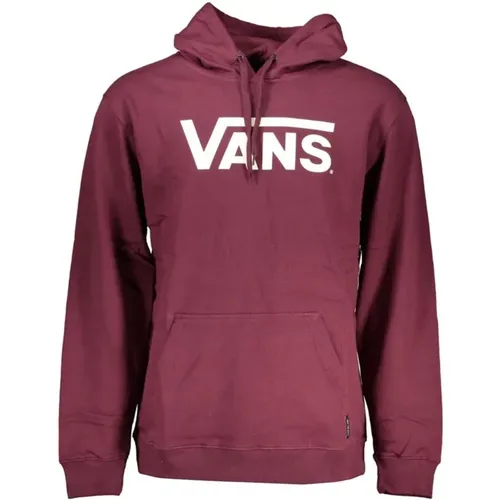 Hoodies, male, , Size: L Cozy Fleece Hooded Sweatshirt with Logo - Vans - Modalova