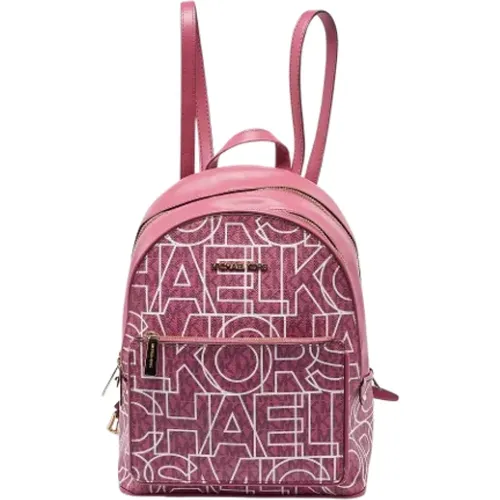 Pre-owned Backpacks, female, , Size: ONE SIZE Pre-owned Coated canvas backpacks - Michael Kors Pre-owned - Modalova