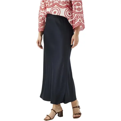 Elegant Esmeralda Skirt Navy , female, Sizes: XL, L, 2XL - IN Front - Modalova