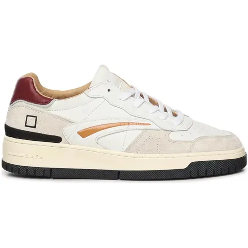 Sneakers, male, , Size: 10 US Pure Calf Sneakers - D.a.t.e. - Modalova