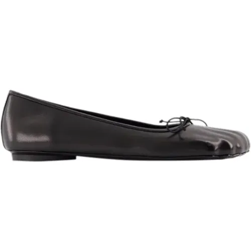 Leather flats , female, Sizes: 2 UK - Balenciaga - Modalova