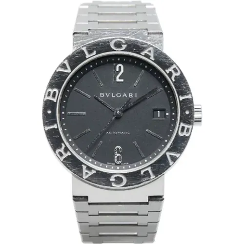 Pre-owned Watches, male, , Size: ONE SIZE Pre-owned Stainless Steel watches - Bvlgari Vintage - Modalova