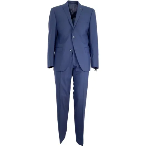 Single Breasted Suits, male, , Size: L Wool Blend Mens Suit - ROY Robson - Modalova