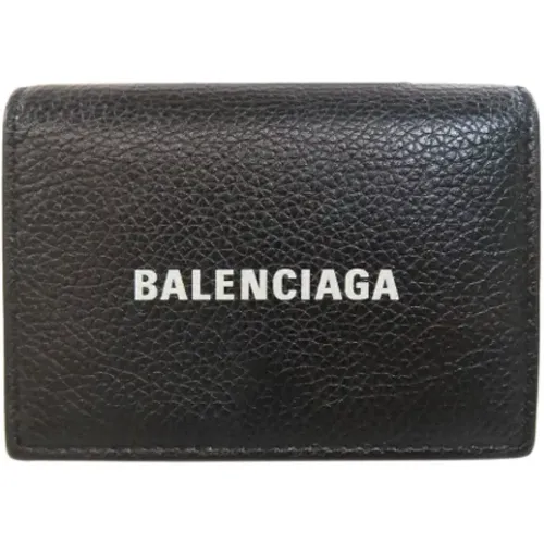 Pre-owned Leather wallets , female, Sizes: ONE SIZE - Balenciaga Vintage - Modalova