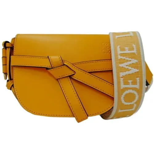 Pre-owned Cross Body Bags, female, , Size: ONE SIZE Pre-owned Leather shoulder-bags - Loewe Pre-owned - Modalova