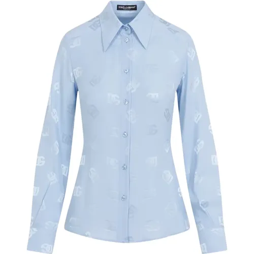 Silk Shirt Elevate Style , female, Sizes: S - Dolce & Gabbana - Modalova