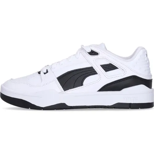 Low Leather Sneaker /Black , male, Sizes: 7 UK, 6 UK, 9 UK, 8 UK, 10 UK, 12 UK, 11 UK - Puma - Modalova