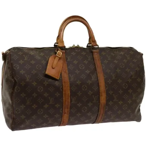 Pre-owned Weekend Bags, female, , Size: ONE SIZE Pre-owned Canvas louis-vuitton-bags - Louis Vuitton Vintage - Modalova